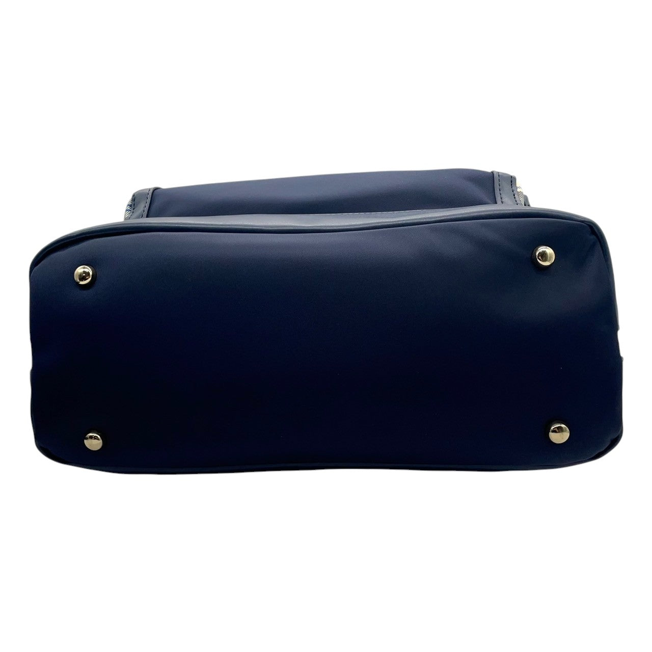 【美品】Kinloch Anderson 2WAY トートバッグ ショルダーバッグ ワンショルダー 自立可 A4収納可 ナイロン レザー ネイビー レディース ビジネス 通勤 通学 スコットランドブランド 人気モデル クリーニング済み u3