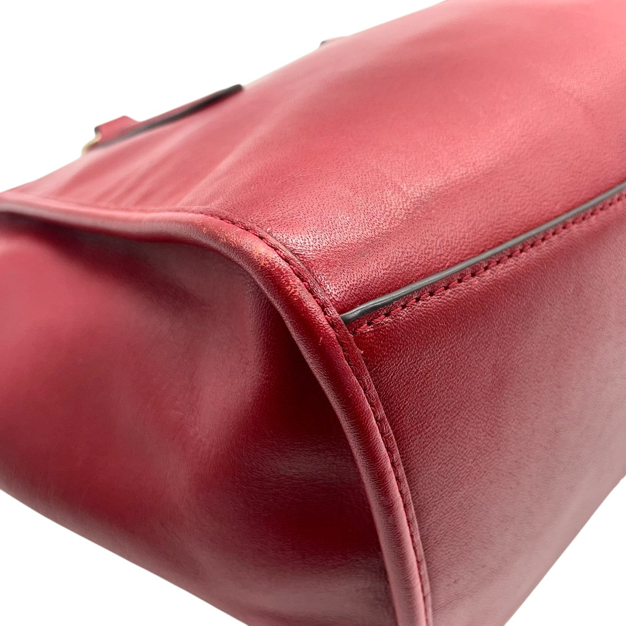 【COACH】コーチ 2WAY ハンドバッグ ショルダーバッグ ミニ エリス トート 33537 斜め掛け可 自立可 本革 ペブルドレザー レッド 赤 レディース エレガント ビジネス 通勤通学 人気モデル クリーニング済み u12