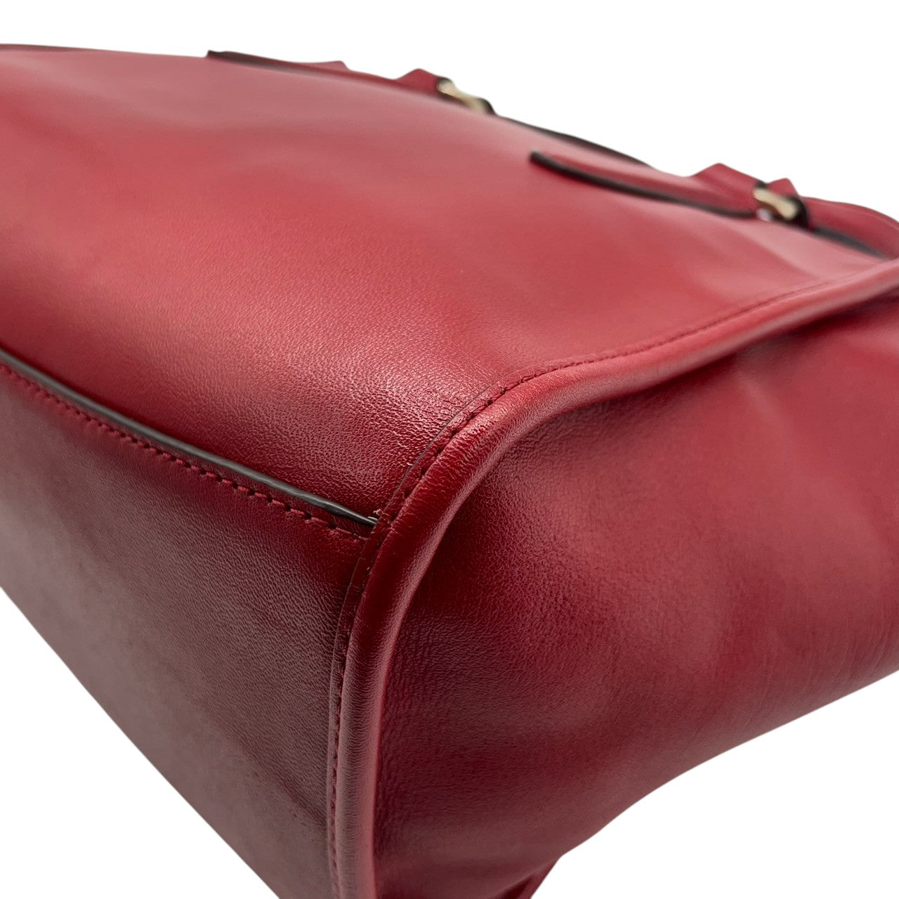 【COACH】コーチ 2WAY ハンドバッグ ショルダーバッグ ミニ エリス トート 33537 斜め掛け可 自立可 本革 ペブルドレザー レッド 赤 レディース エレガント ビジネス 通勤通学 人気モデル クリーニング済み u12