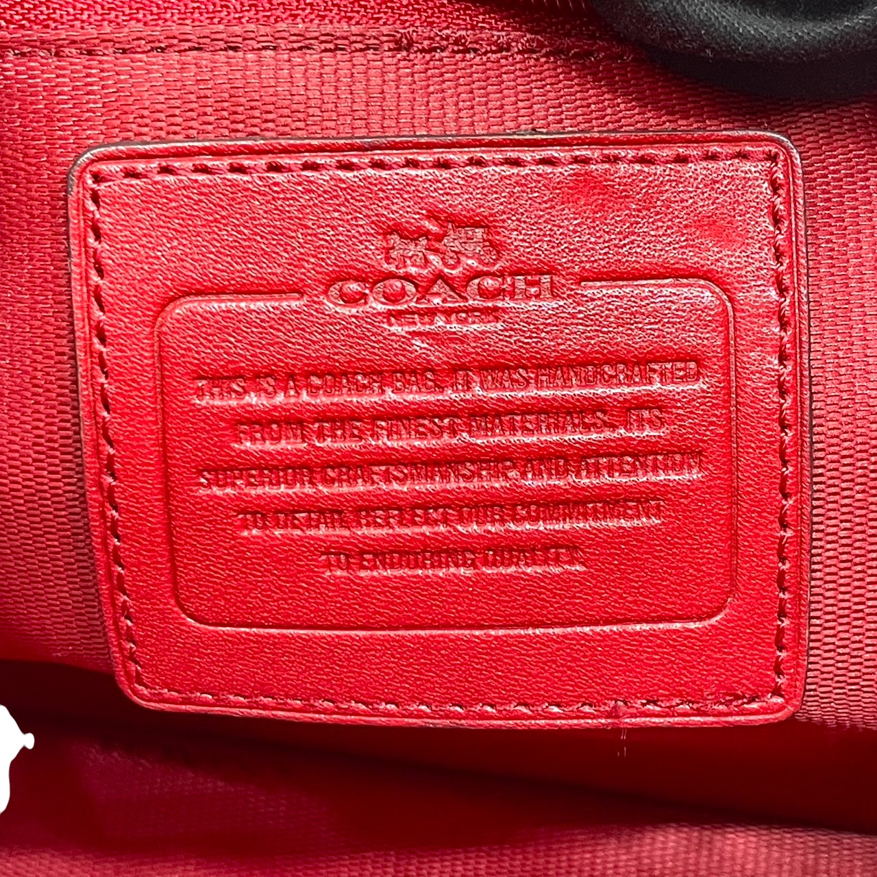 【COACH】コーチ 2WAY ハンドバッグ ショルダーバッグ ミニ エリス トート 33537 斜め掛け可 自立可 本革 ペブルドレザー レッド 赤 レディース エレガント ビジネス 通勤通学 人気モデル クリーニング済み u12