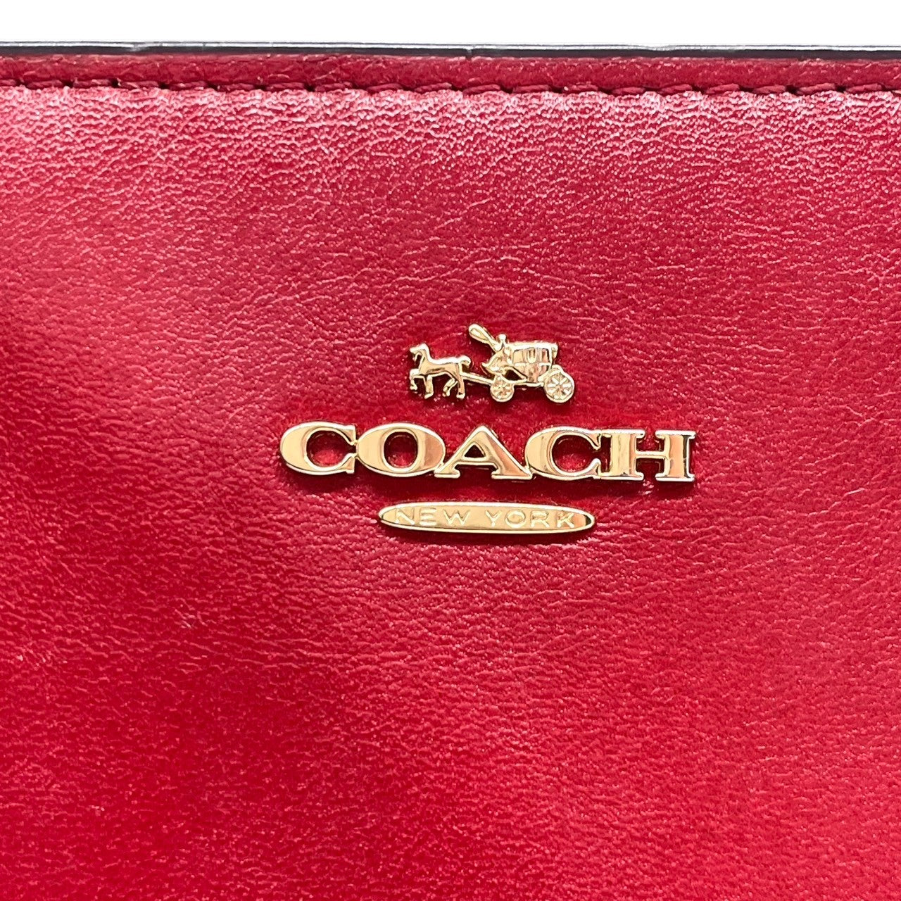 【COACH】コーチ 2WAY ハンドバッグ ショルダーバッグ ミニ エリス トート 33537 斜め掛け可 自立可 本革 ペブルドレザー レッド 赤 レディース エレガント ビジネス 通勤通学 人気モデル クリーニング済み u12