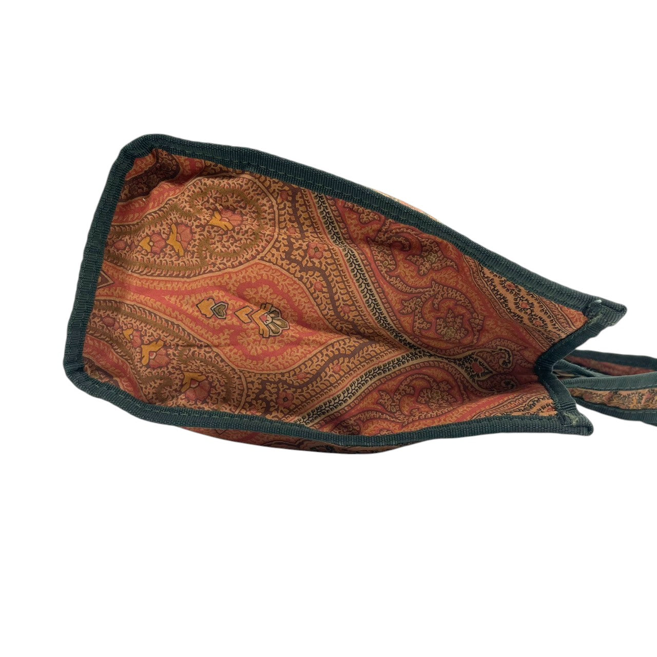 ETRO エトロ profumi トートバッグ ハンドバッグ ミニトート ペイズリー柄 総柄 キャンバス マルチカラー レディース エレガント エキゾチック ヴィンテージ イタリア製 希少 レアモデル クリーニング済み s1