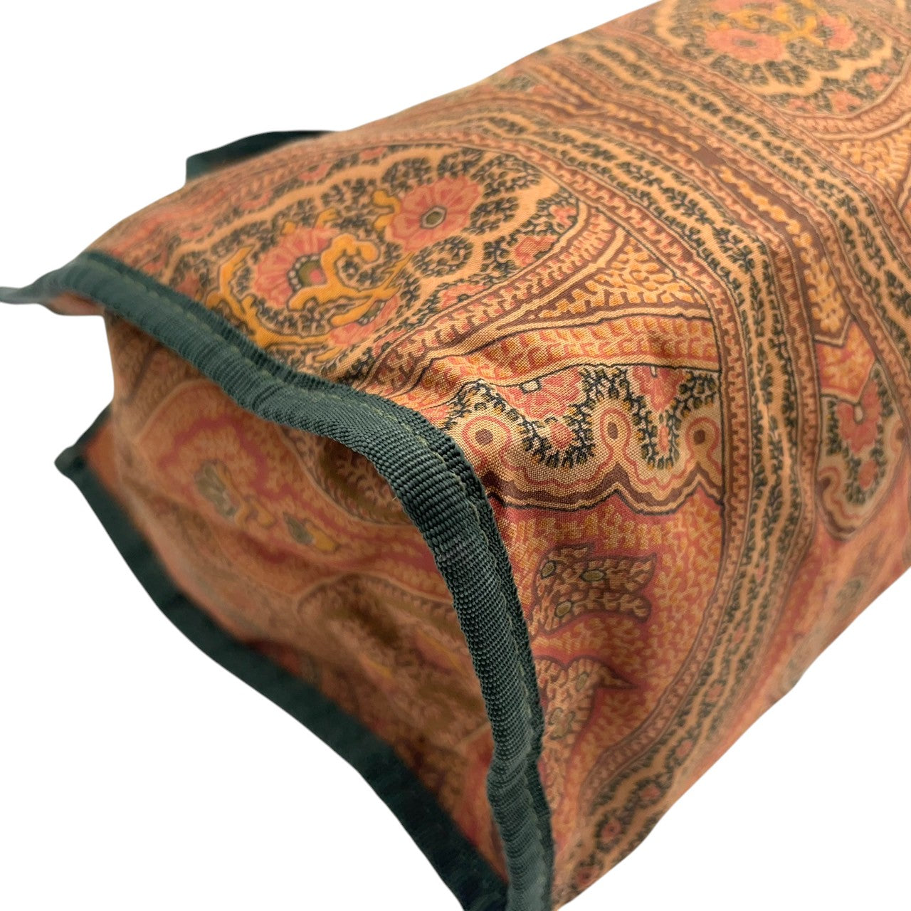 ETRO エトロ profumi トートバッグ ハンドバッグ ミニトート ペイズリー柄 総柄 キャンバス マルチカラー レディース エレガント エキゾチック ヴィンテージ イタリア製 希少 レアモデル クリーニング済み s1