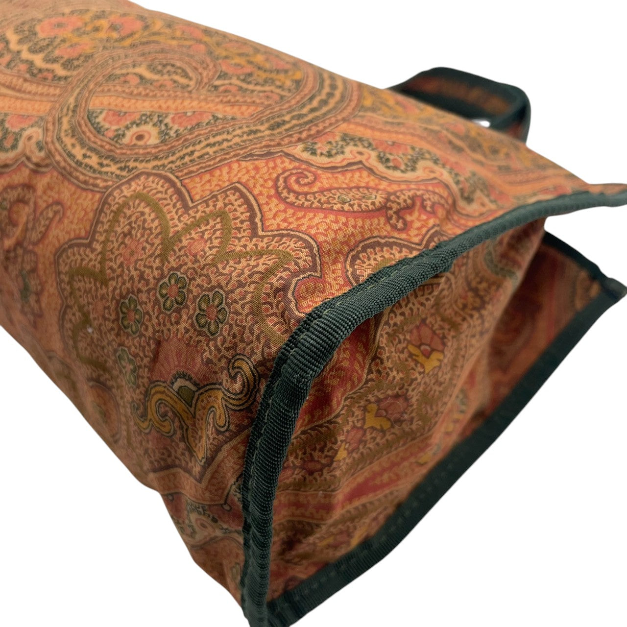 ETRO エトロ profumi トートバッグ ハンドバッグ ミニトート ペイズリー柄 総柄 キャンバス マルチカラー レディース エレガント エキゾチック ヴィンテージ イタリア製 希少 レアモデル クリーニング済み s1