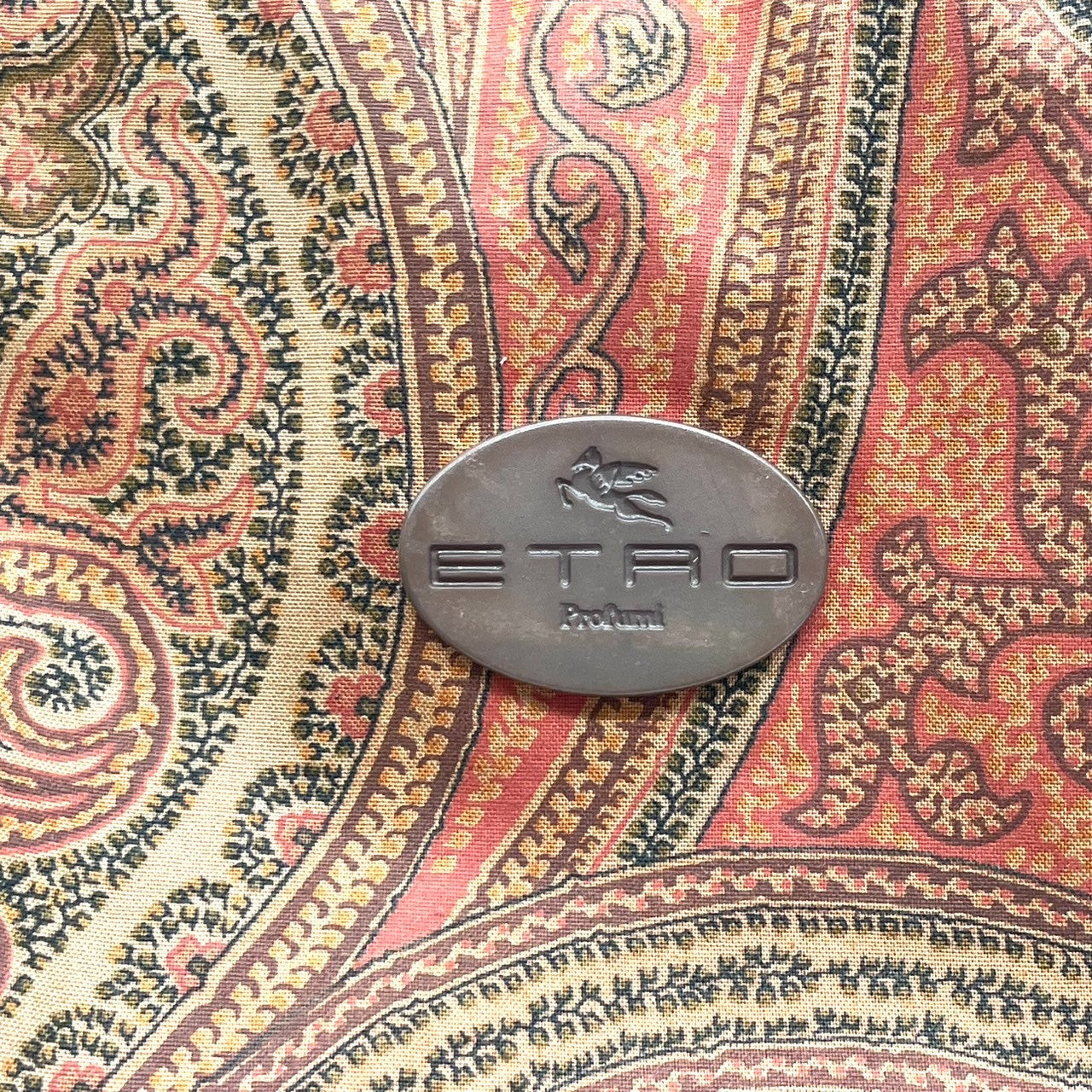 ETRO エトロ profumi トートバッグ ハンドバッグ ミニトート ペイズリー柄 総柄 キャンバス マルチカラー レディース エレガント エキゾチック ヴィンテージ イタリア製 希少 レアモデル クリーニング済み s1