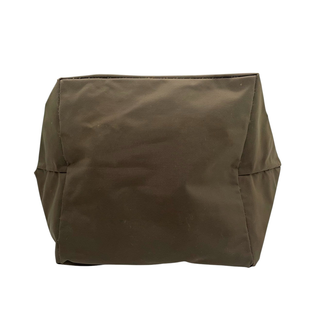 Herve Chapelier エルベシャプリエ 舟形 トートバッグ Lサイズ ワンショルダー A4収納可 大容量 ナイロン レザーハンドル カーキ ブラウン レディース メンズ ユニセックス 定番人気モデル フランス製 クリーニング済み s1