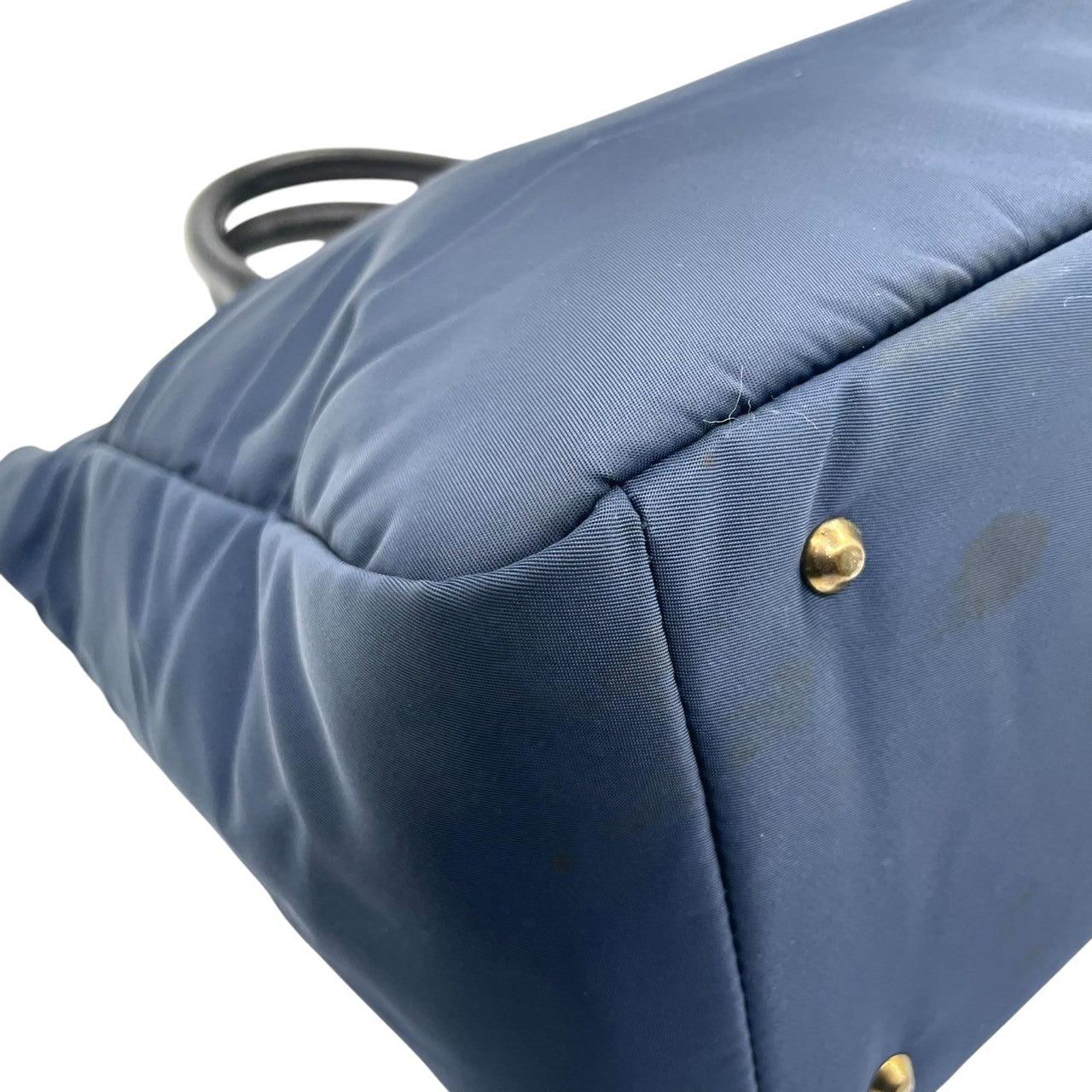 SAZABY サザビー トートバッグ ハンドバッグ A4収納可 大容量 軽量 ナイロン レザーハンドル バイカラー ネイビー ベージュ レディース メンズ ユニセックス ビジネス 通勤通学 人気モデル クリーニング済み s1