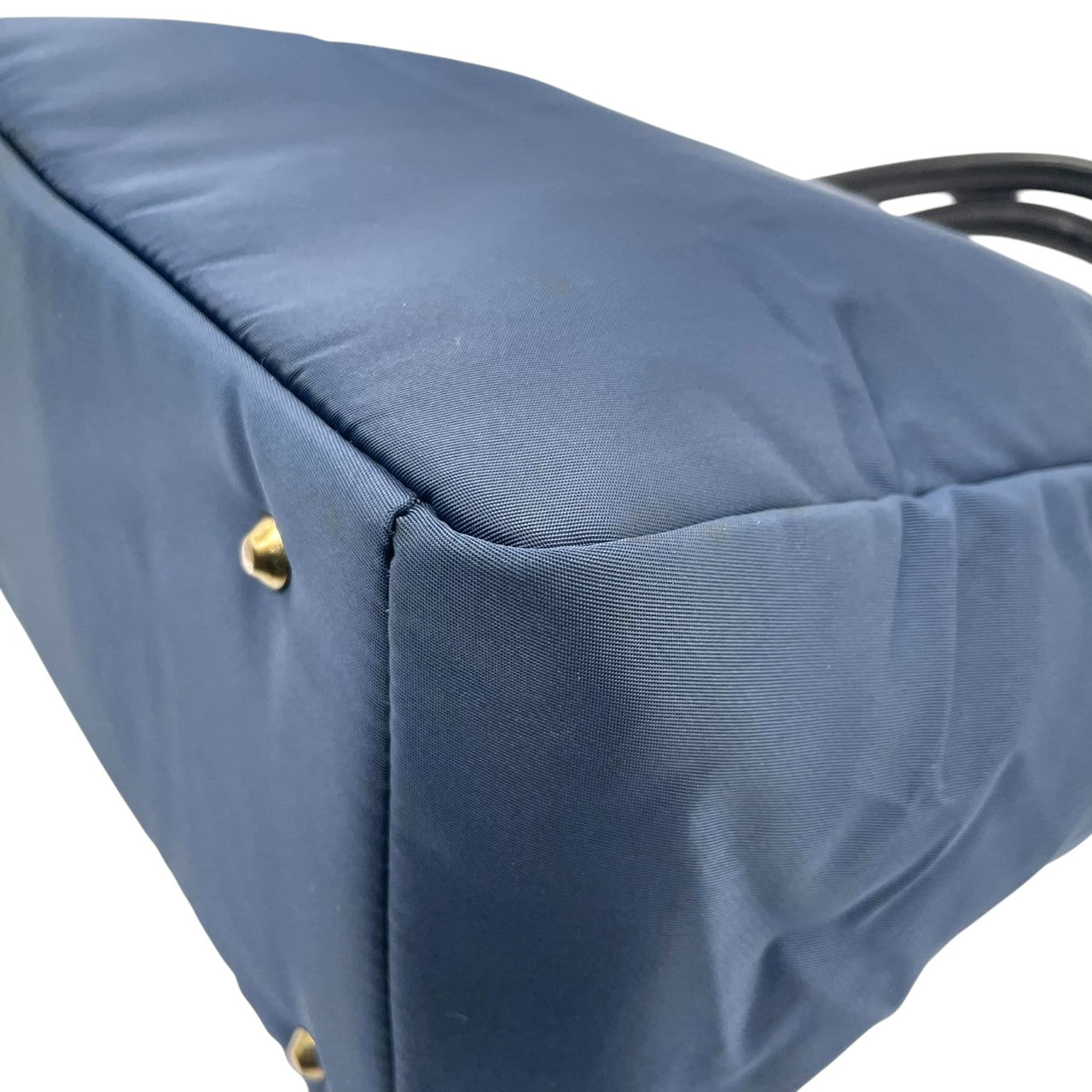 SAZABY サザビー トートバッグ ハンドバッグ A4収納可 大容量 軽量 ナイロン レザーハンドル バイカラー ネイビー ベージュ レディース メンズ ユニセックス ビジネス 通勤通学 人気モデル クリーニング済み s1