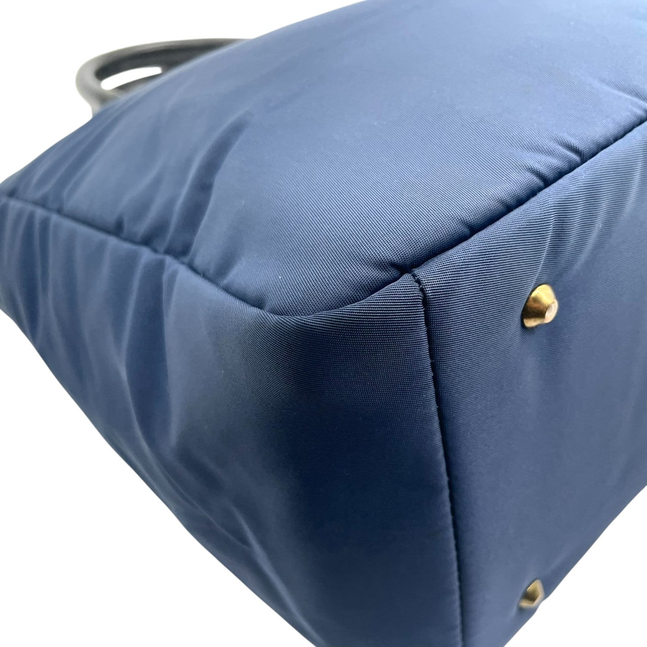 SAZABY サザビー トートバッグ ハンドバッグ A4収納可 大容量 軽量 ナイロン レザーハンドル バイカラー ネイビー ベージュ レディース メンズ ユニセックス ビジネス 通勤通学 人気モデル クリーニング済み s1