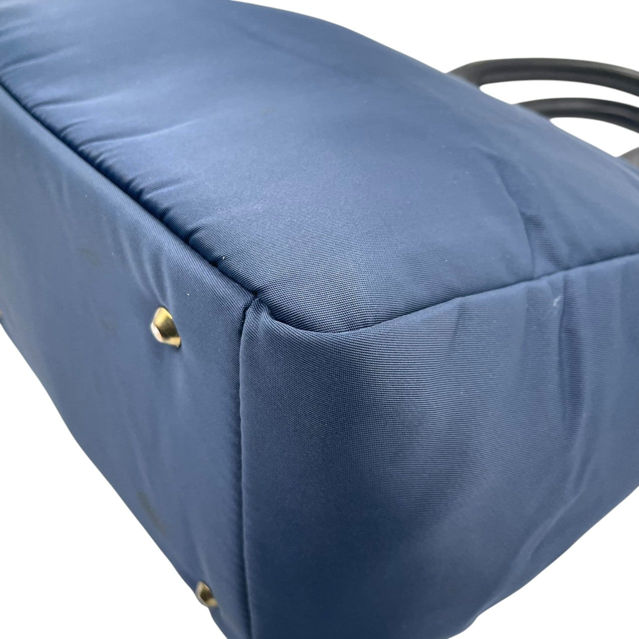 SAZABY サザビー トートバッグ ハンドバッグ A4収納可 大容量 軽量 ナイロン レザーハンドル バイカラー ネイビー ベージュ レディース メンズ ユニセックス ビジネス 通勤通学 人気モデル クリーニング済み s1