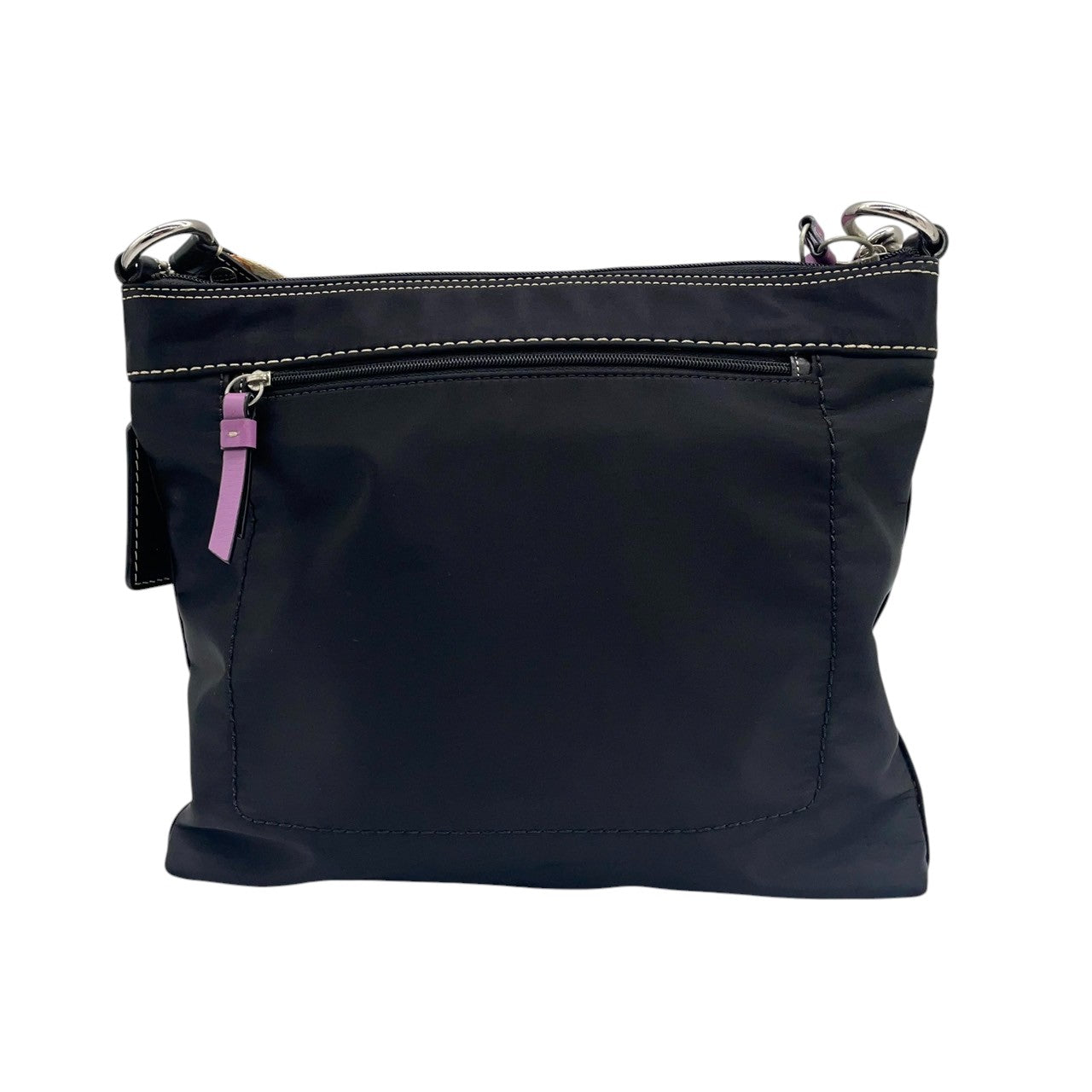 【COACH】コーチ ショルダーバッグ F13329 クロスボディ 斜め掛け可 A4収納可 ナイロン レザー ブラック 黒 軽量 カジュアル レディース メンズ ユニセックス 通勤通学 デイリーユース 旅行 サブバッグ 定番人気モデル クリーニング済み s1