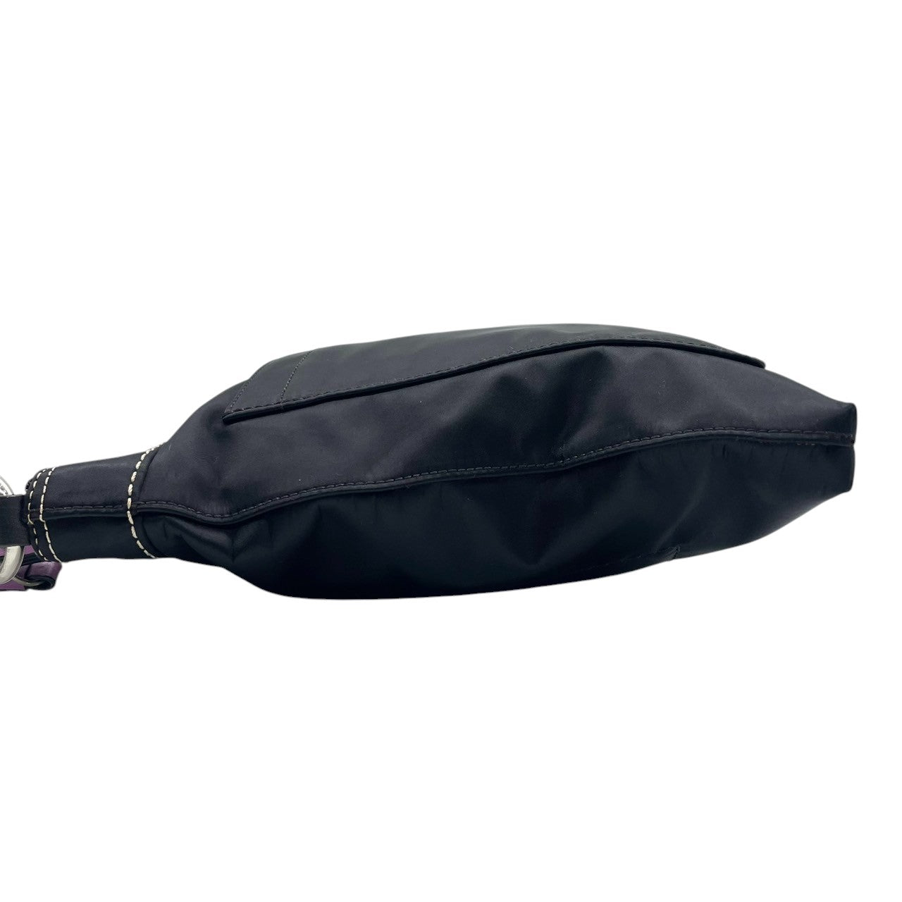 【COACH】コーチ ショルダーバッグ F13329 クロスボディ 斜め掛け可 A4収納可 ナイロン レザー ブラック 黒 軽量 カジュアル レディース メンズ ユニセックス 通勤通学 デイリーユース 旅行 サブバッグ 定番人気モデル クリーニング済み s1