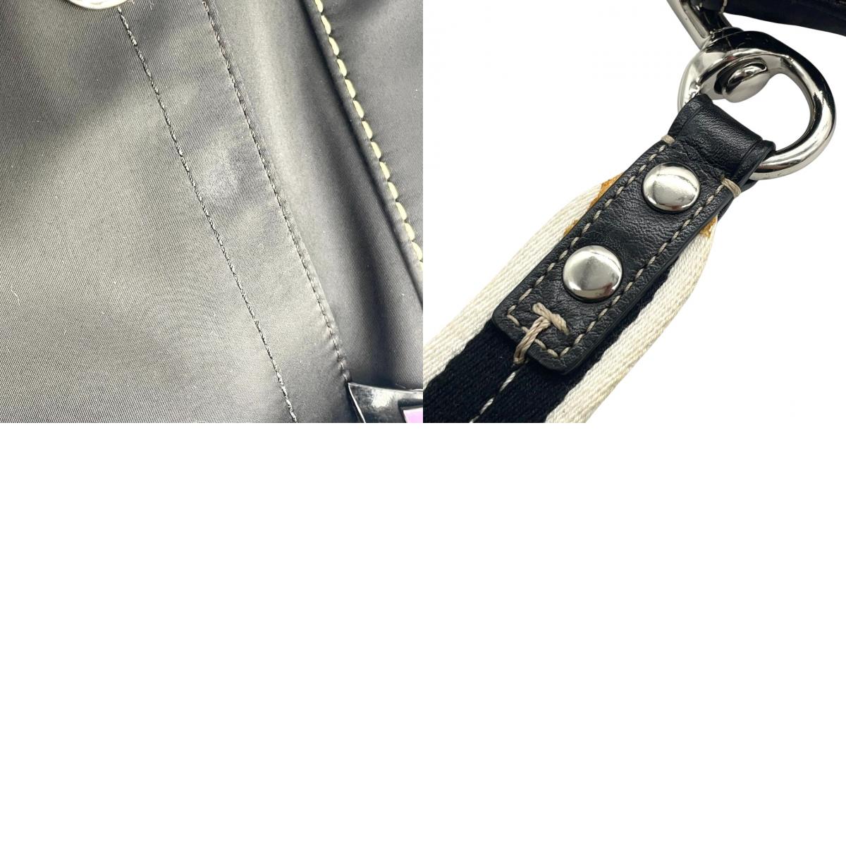 【COACH】コーチ ショルダーバッグ F13329 クロスボディ 斜め掛け可 A4収納可 ナイロン レザー ブラック 黒 軽量 カジュアル レディース メンズ ユニセックス 通勤通学 デイリーユース 旅行 サブバッグ 定番人気モデル クリーニング済み s1