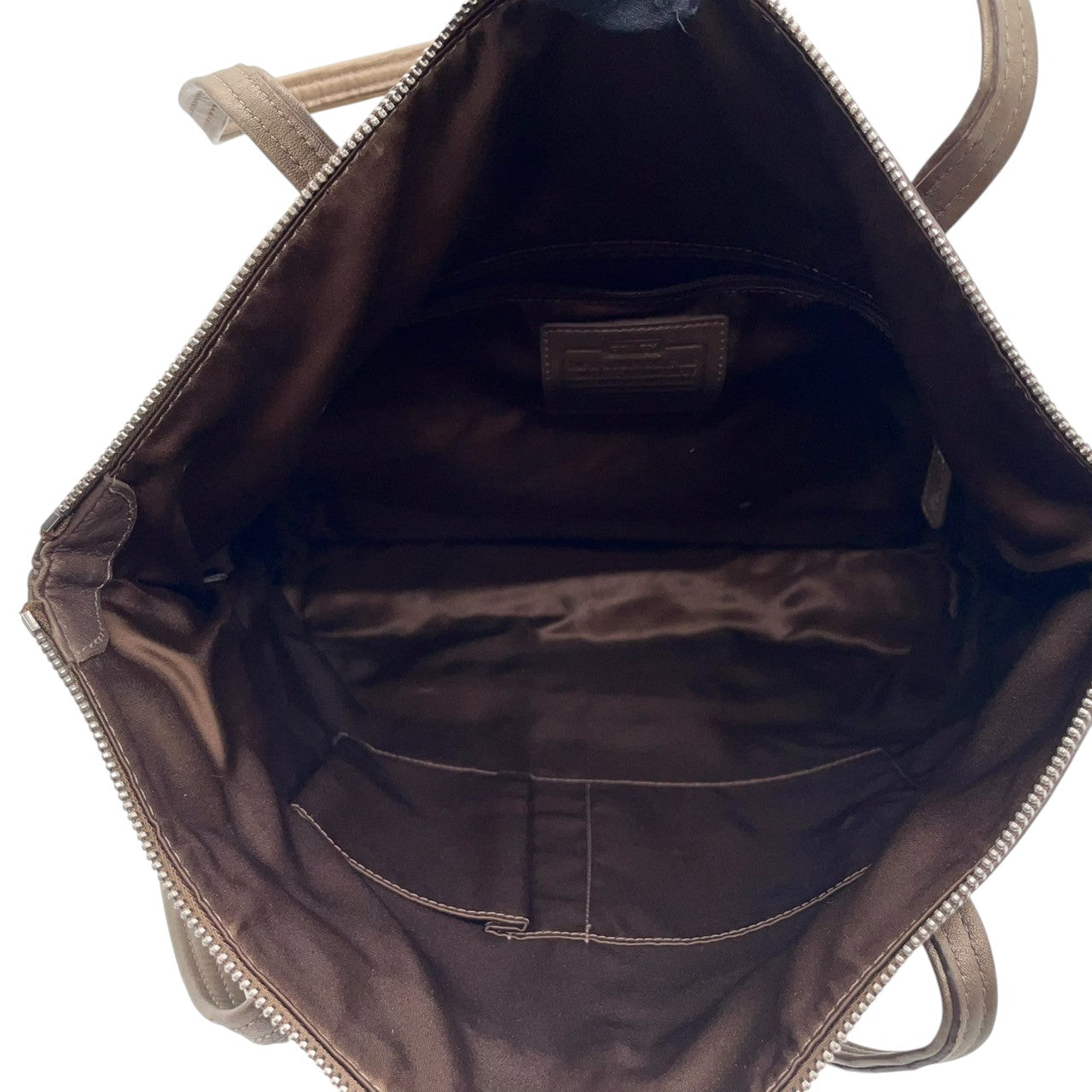 【COACH】コーチ ヘリテージ シグネチャー トートバッグ F18835 ワンショルダー A4収納可 大容量 キャンバス レザー ブラウン系 レディース 通勤通学 定番人気モデル チャーム付き クリーニング済み s7