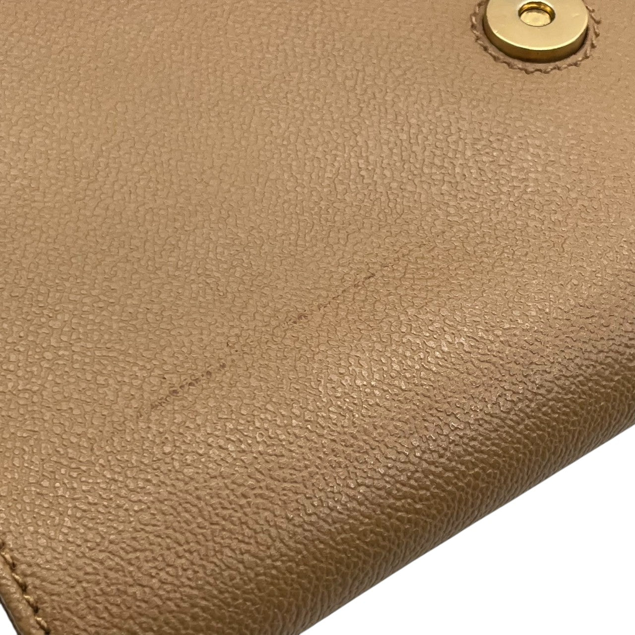 【TRUSSARDI】トラサルディ クラッチバッグ セカンドバッグ PVC レザー ベージュ系 ロゴ型押し イタリア製 メンズ レディース ユニセックス フォーマル ビジネス ヴィンテージ スタイリッシュ 上品 クリーニング済み s7