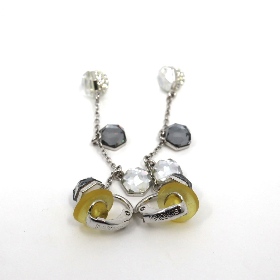 SWAROVSKI スワロフスキー イヤリング ステンレス【中古】 レディース