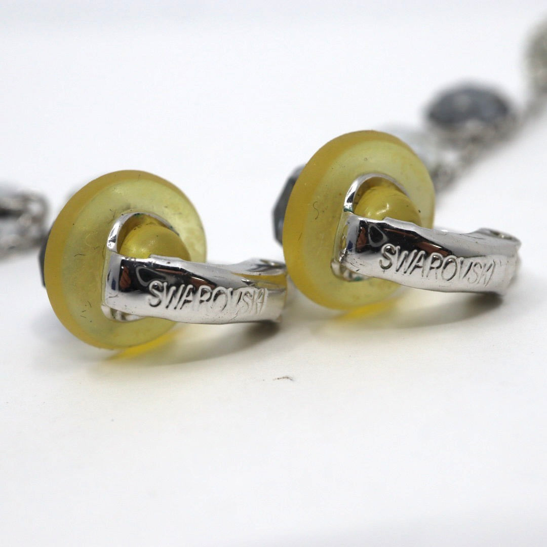 SWAROVSKI スワロフスキー イヤリング ステンレス【中古】 レディース