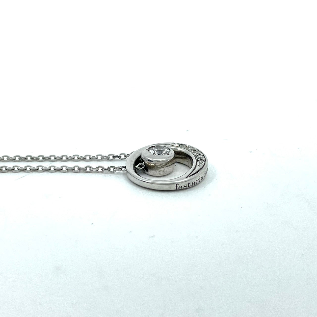 美品 festaria bijou SOPHIA フェスタリア ビジュソフィア ネックレス Wish upon a Star TWINKLE ダイヤモンド シルバー SV925 スターリングシルバー レディース W6