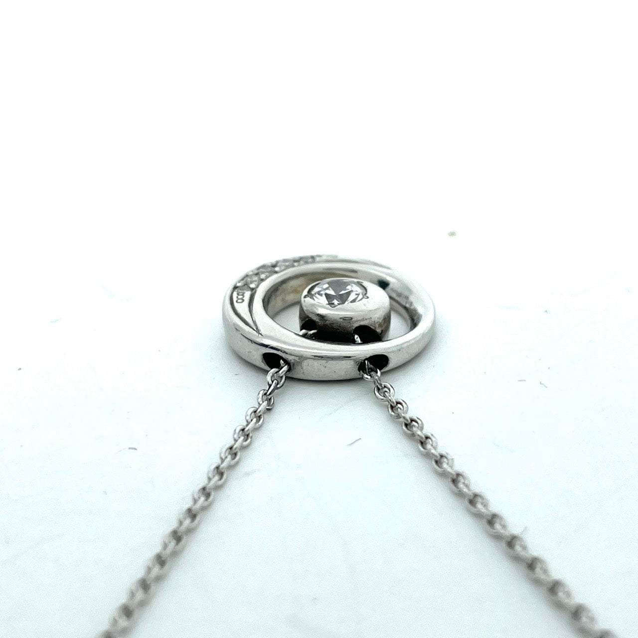 美品 festaria bijou SOPHIA フェスタリア ビジュソフィア ネックレス Wish upon a Star TWINKLE ダイヤモンド シルバー SV925 スターリングシルバー レディース W6