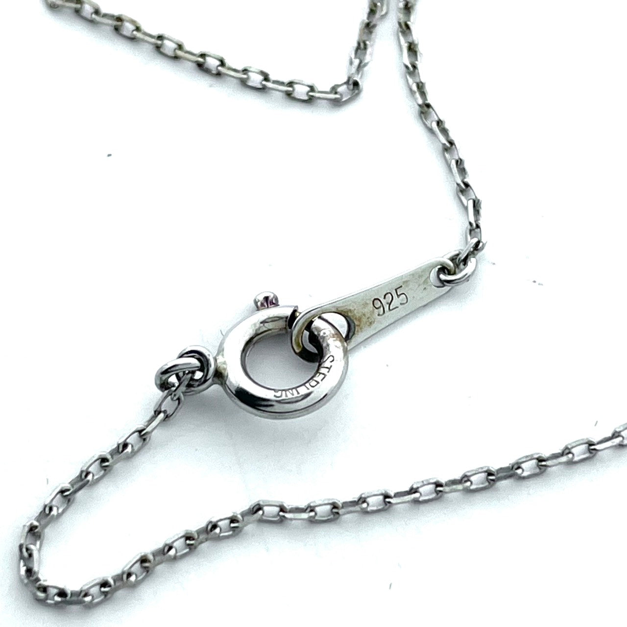 美品 festaria bijou SOPHIA フェスタリア ビジュソフィア ネックレス ダイヤモンド バーライン シルバー SV925 スターリングシルバー レディース W6