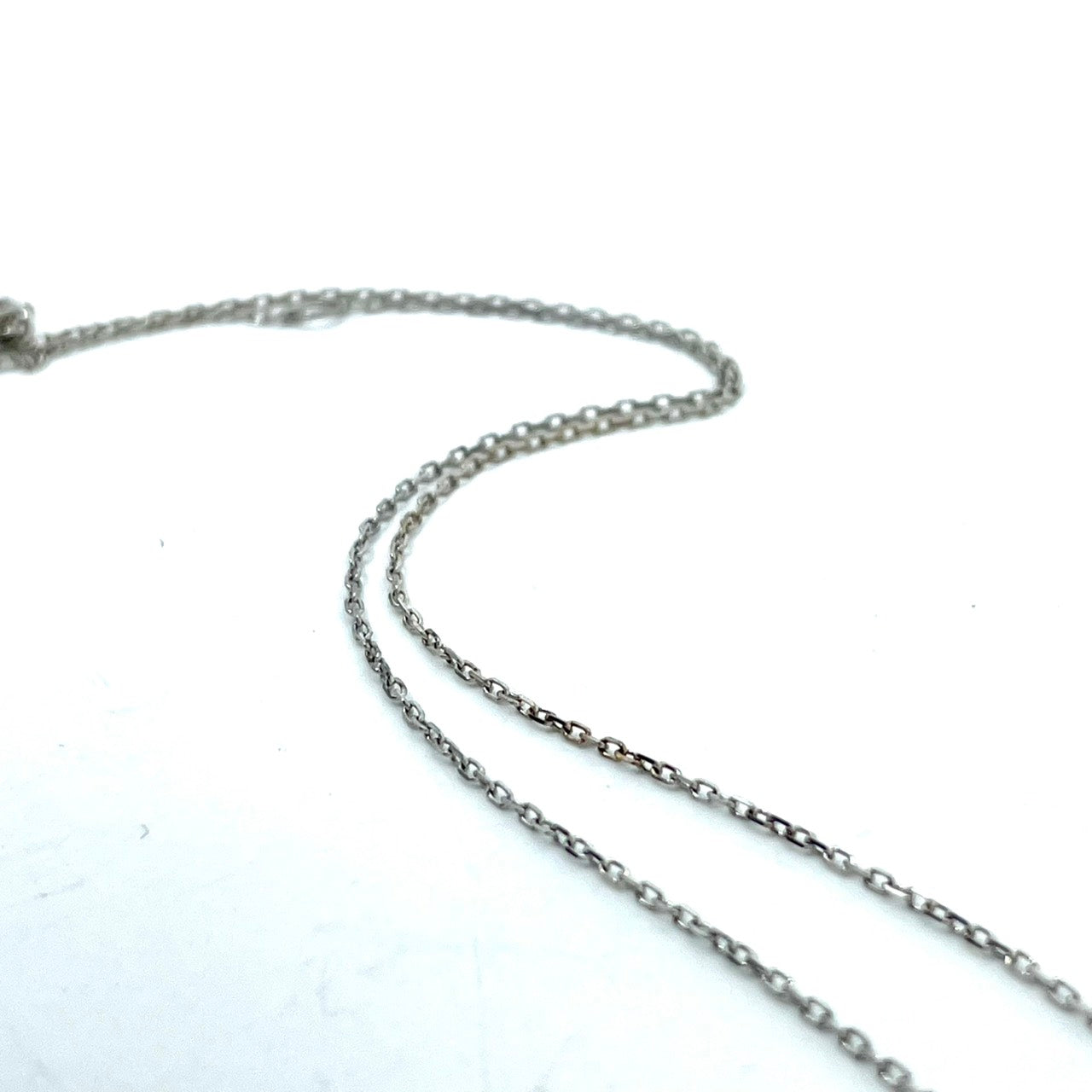 美品 festaria bijou SOPHIA フェスタリア ビジュソフィア ネックレス ダイヤモンド バーライン シルバー SV925 スターリングシルバー レディース W6