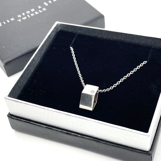 美品 festaria bijou SOPHIA フェスタリア ビジュソフィア ネックレス ペンダント Wish upon a Star TWINKLE シルバー レディース W6