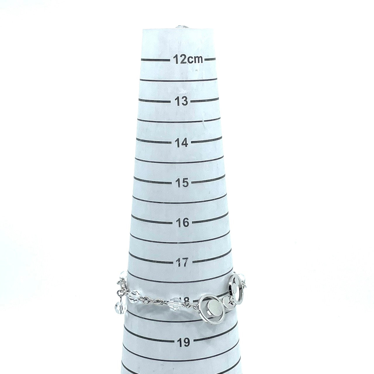 SWAROVSKI スワロフスキー Crystal Bracelet クリスタル ブレスレット バングル ラウンドカット シルバーカラー W6