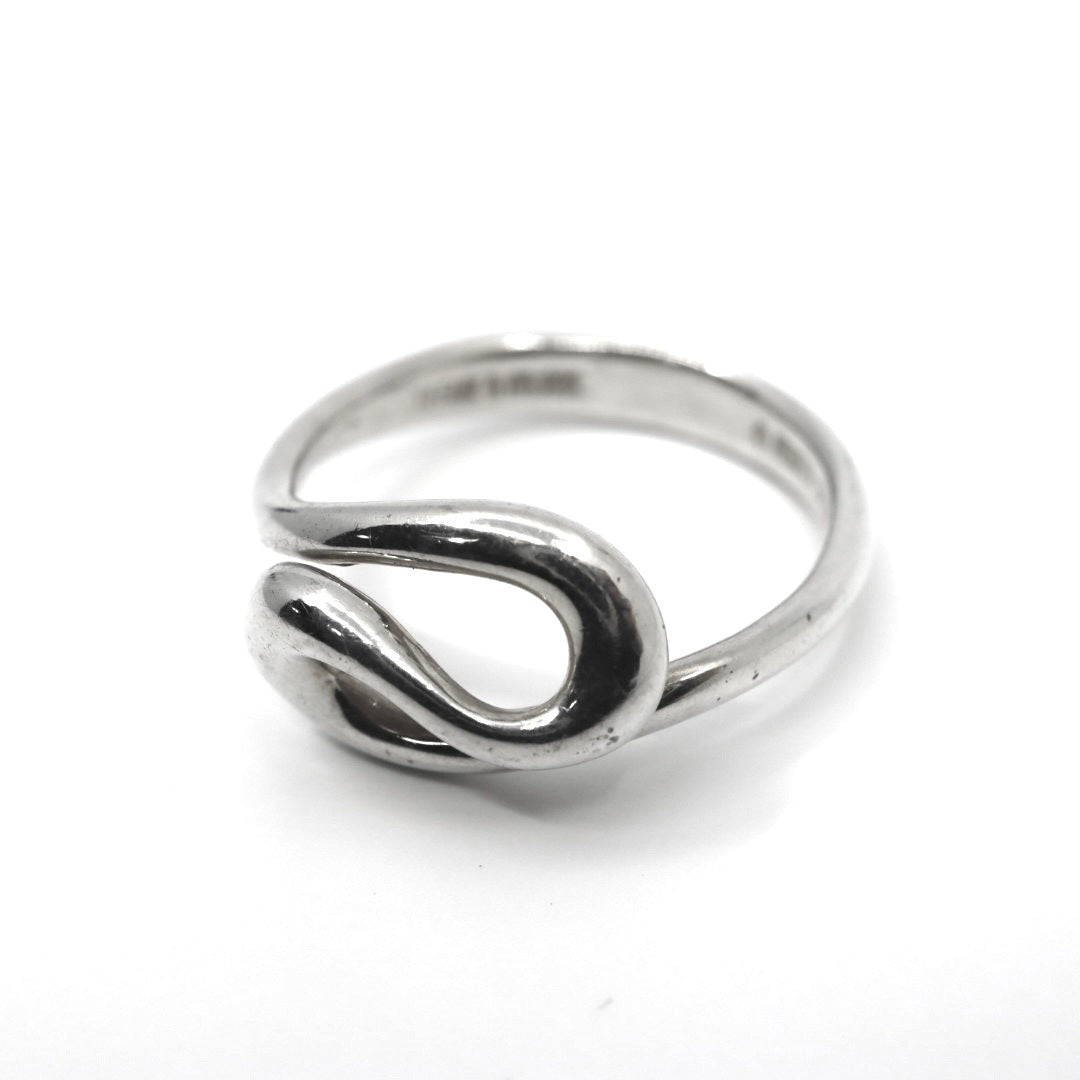 ティファニー TIFFANY & Co. エルサ・ペレッティ ノット リング 指輪 シルバー925 オープンウエーブリング　10.5号 I2