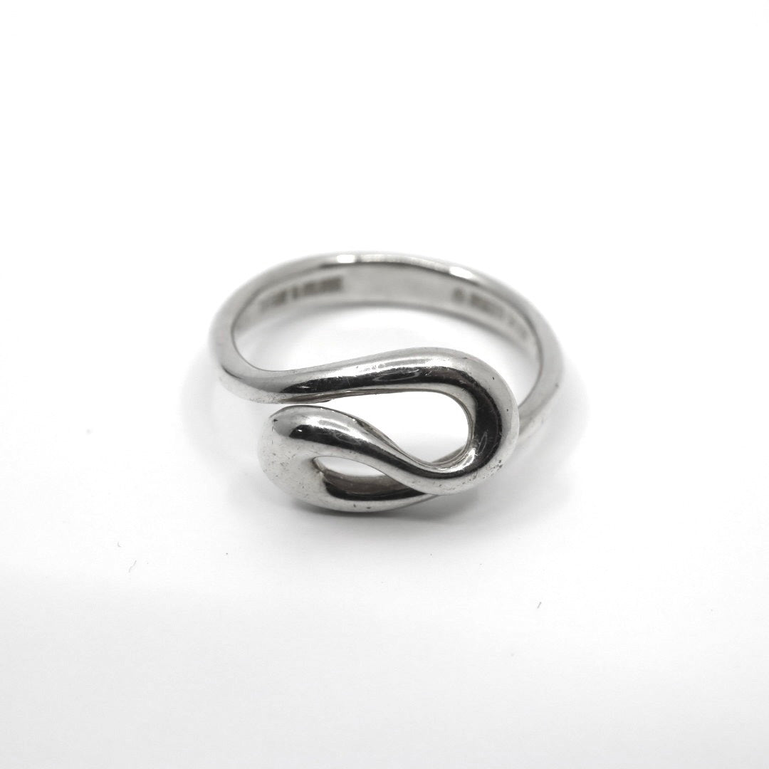 ティファニー TIFFANY & Co. エルサ・ペレッティ ノット リング 指輪 シルバー925 オープンウエーブリング　10.5号 I2
