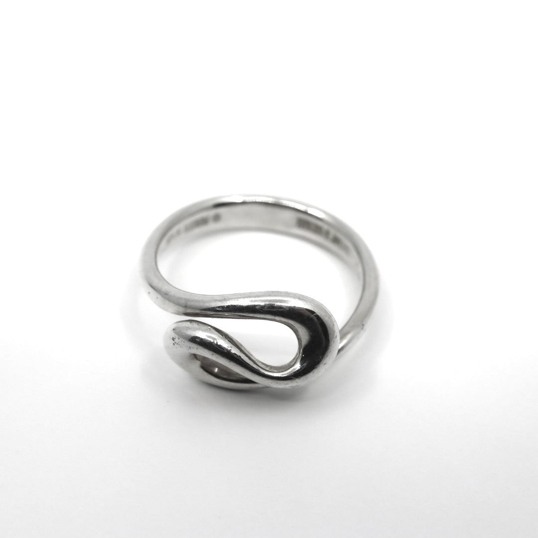 ティファニー TIFFANY & Co. エルサ・ペレッティ ノット リング 指輪 シルバー925 オープンウエーブリング　10.5号 I2