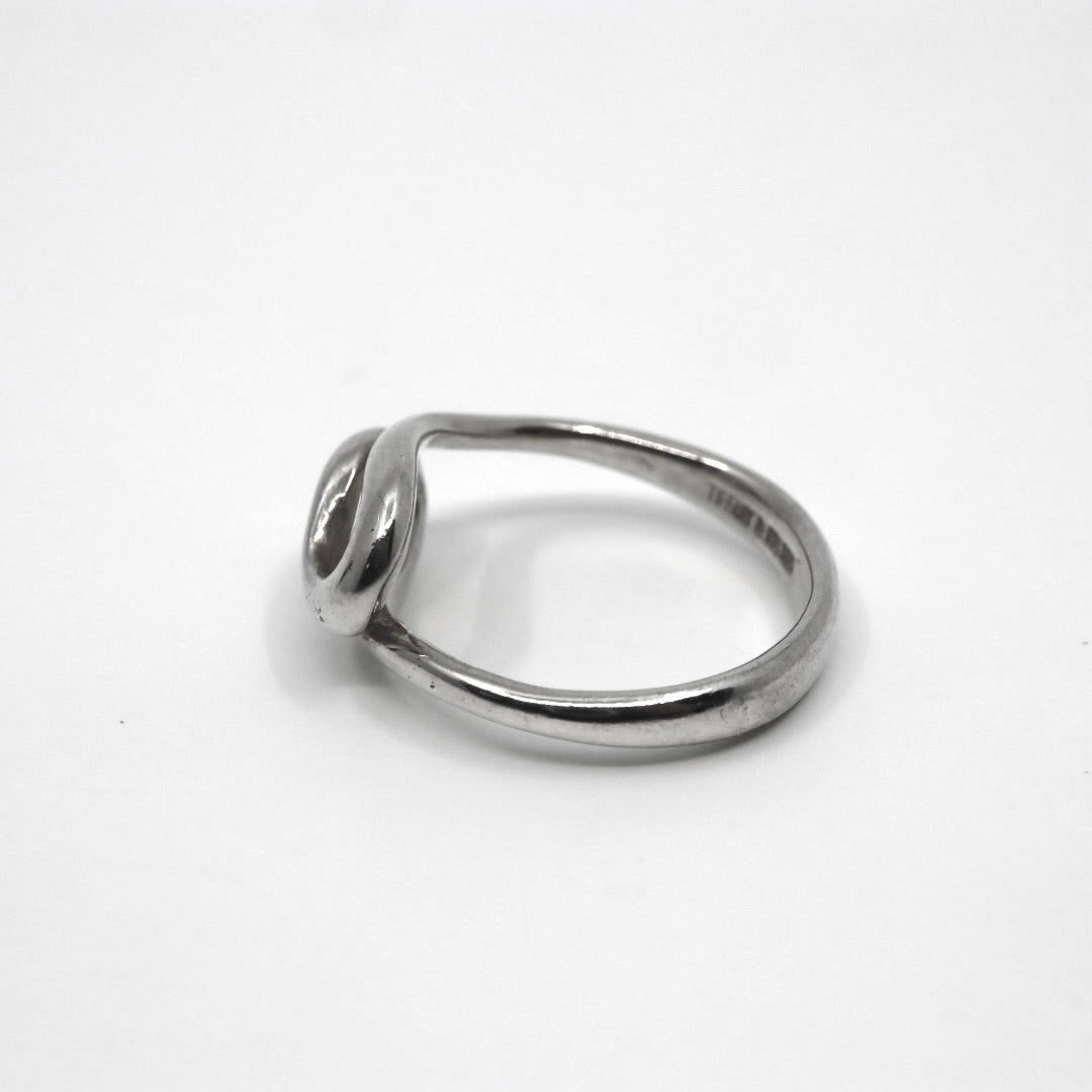 ティファニー TIFFANY & Co. エルサ・ペレッティ ノット リング 指輪 シルバー925 オープンウエーブリング　10.5号 I2