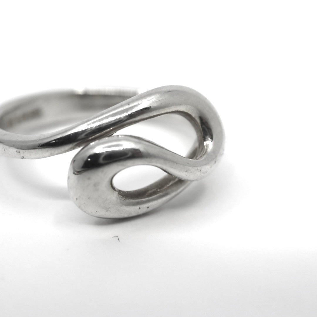 ティファニー TIFFANY & Co. エルサ・ペレッティ ノット リング 指輪 シルバー925 オープンウエーブリング　10.5号 I2