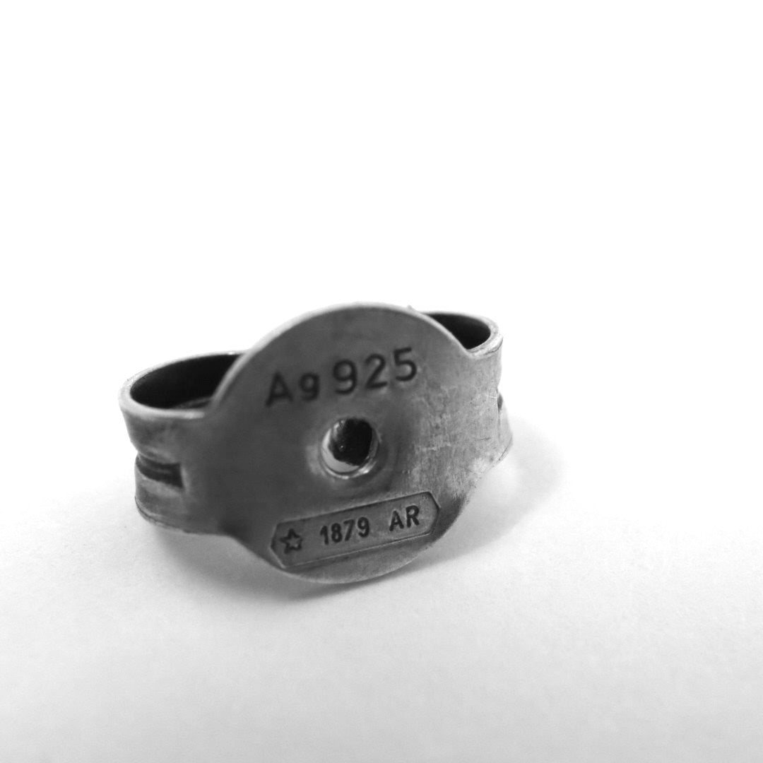 美品 GUCCI グッチ アラベスク インターロッキングG ピアス シルバー 片耳 SV925 ジュエリー アクセサリー メンズ レディース I8