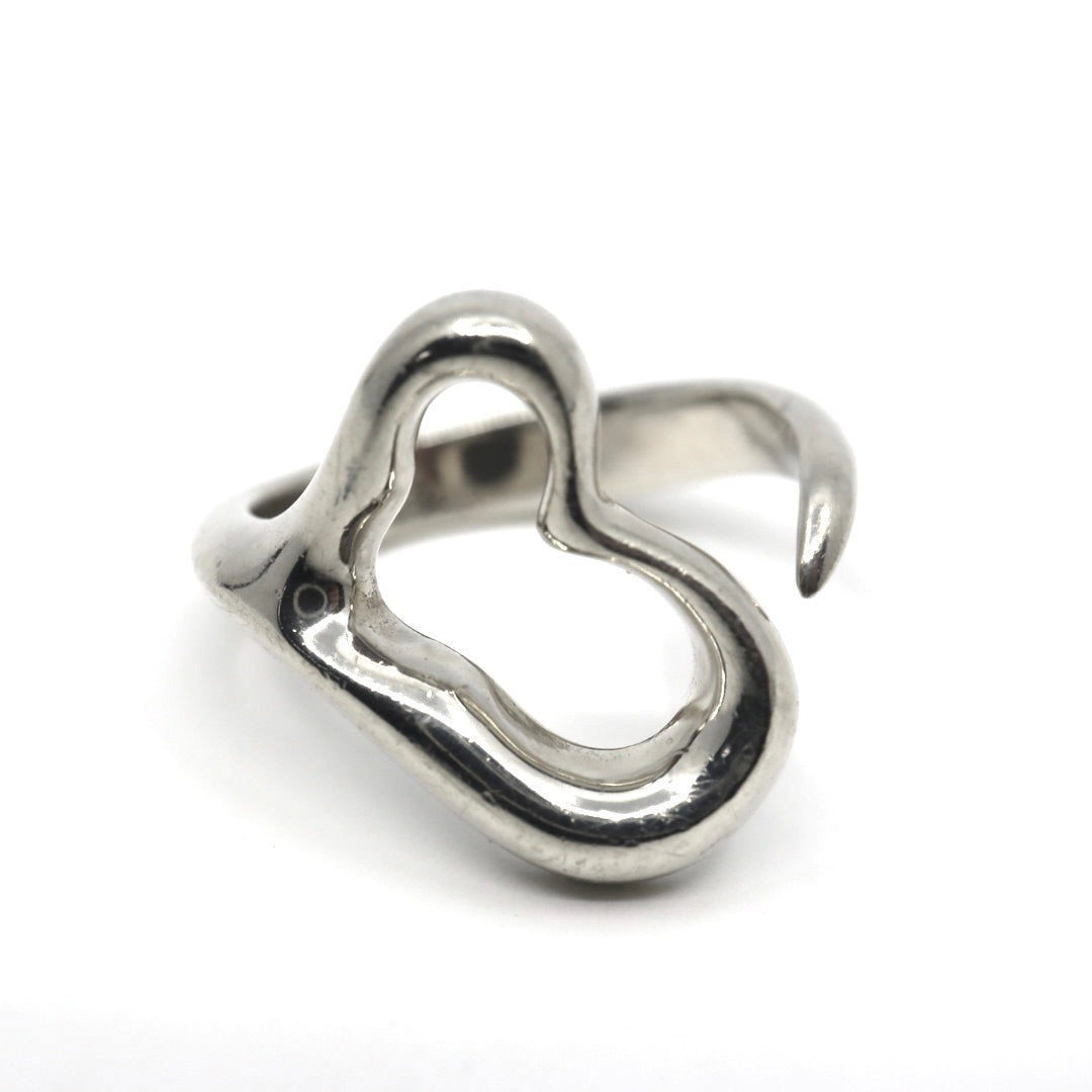 ティファニー TIFFANY&Co. オープンハートリング 6号 SV925 シルバー925 エルサペレッティ 指輪 レディース アクセサリー I8