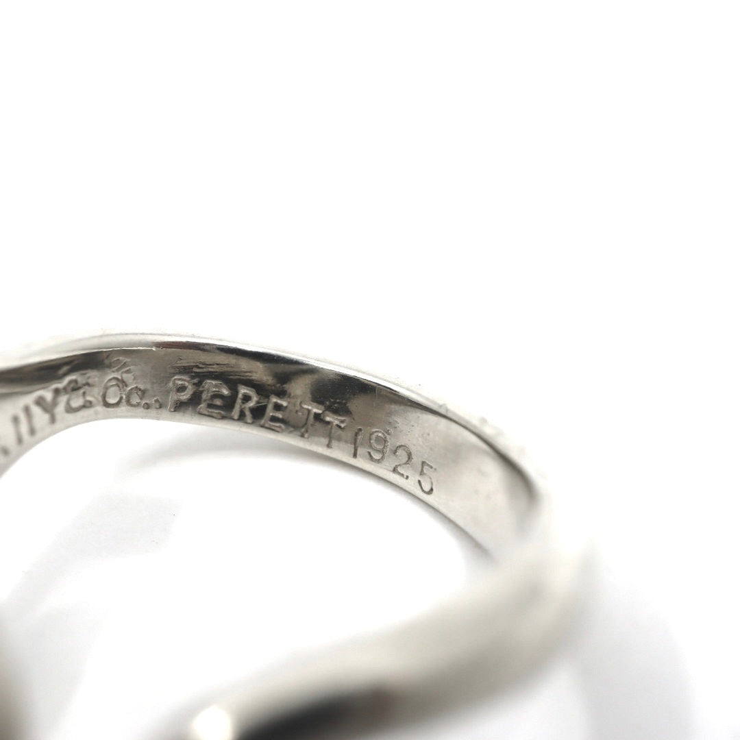 ティファニー TIFFANY&Co. オープンハートリング 6号 SV925 シルバー925 エルサペレッティ 指輪 レディース アクセサリー I8