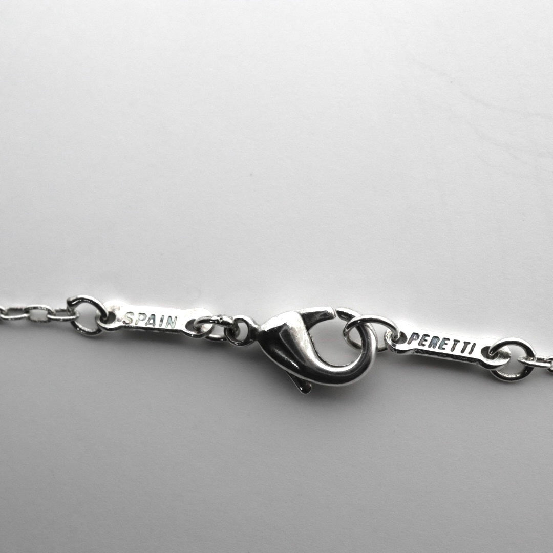 【美品】TIFFANY&Co. ティファニー ダブルオープンハート ネックレス エルサ・ペレッティ シルバー925 ペンダント アクセサリー レディース I2