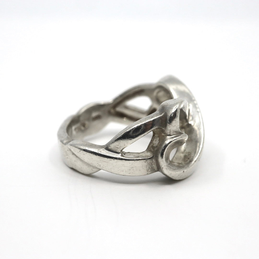 【美品】TIFFANY&Co. ティファニー ダブルラビングハート ダブルラヴィングハート リング 指輪 シルバー925 スターリングシルバー アクセサリー ジュエリー レディース I2