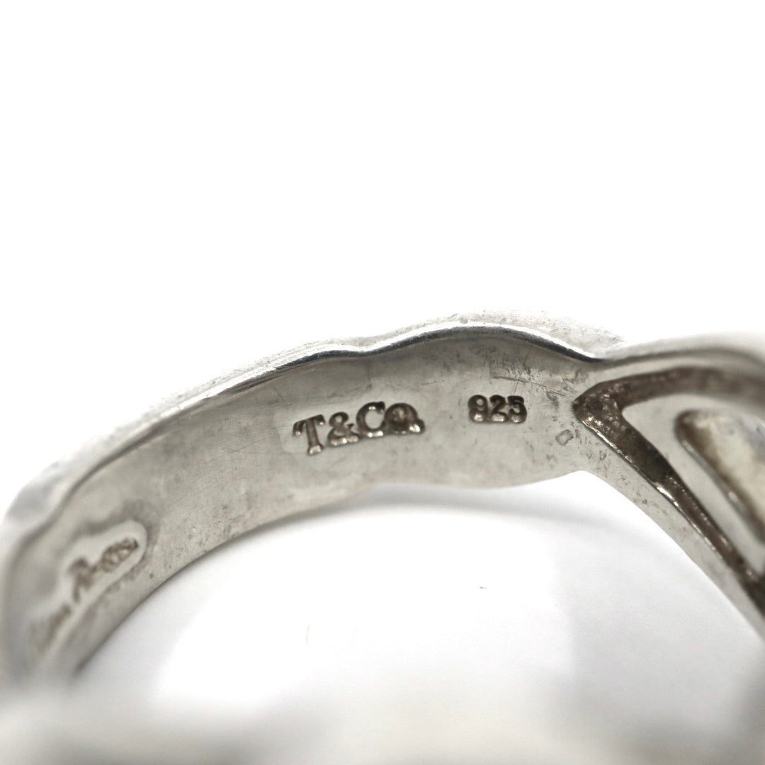 【美品】TIFFANY&Co. ティファニー ダブルラビングハート ダブルラヴィングハート リング 指輪 シルバー925 スターリングシルバー アクセサリー ジュエリー レディース I2