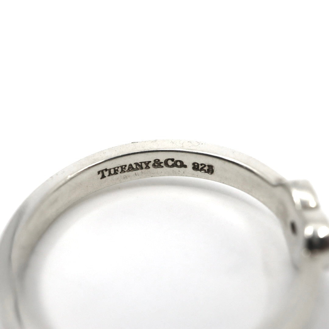 【美品】TIFFANY&Co. ティファニー クラウンオブハート ピンクサファイア リング 指輪 シルバー925 スターリングシルバー アクセサリー ジュエリー レディース I2