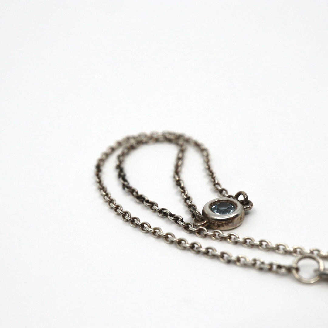 【美品】TIFFANY&Co. ティファニー エルサ・ペレッティ バイザヤード ダイヤモンド ブレスレット シルバー925 アクセサリー ジュエリー レディース I3