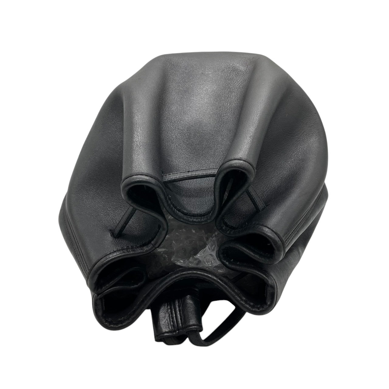 【希少 USA製】オールドコーチ レザー リュックサック 9960 巾着型 バックパック 本革 自立可　ブラック メンズ レディース A4可 COACH ビンテージ クラシック 大容量 ドローストリング 0917-326 U1