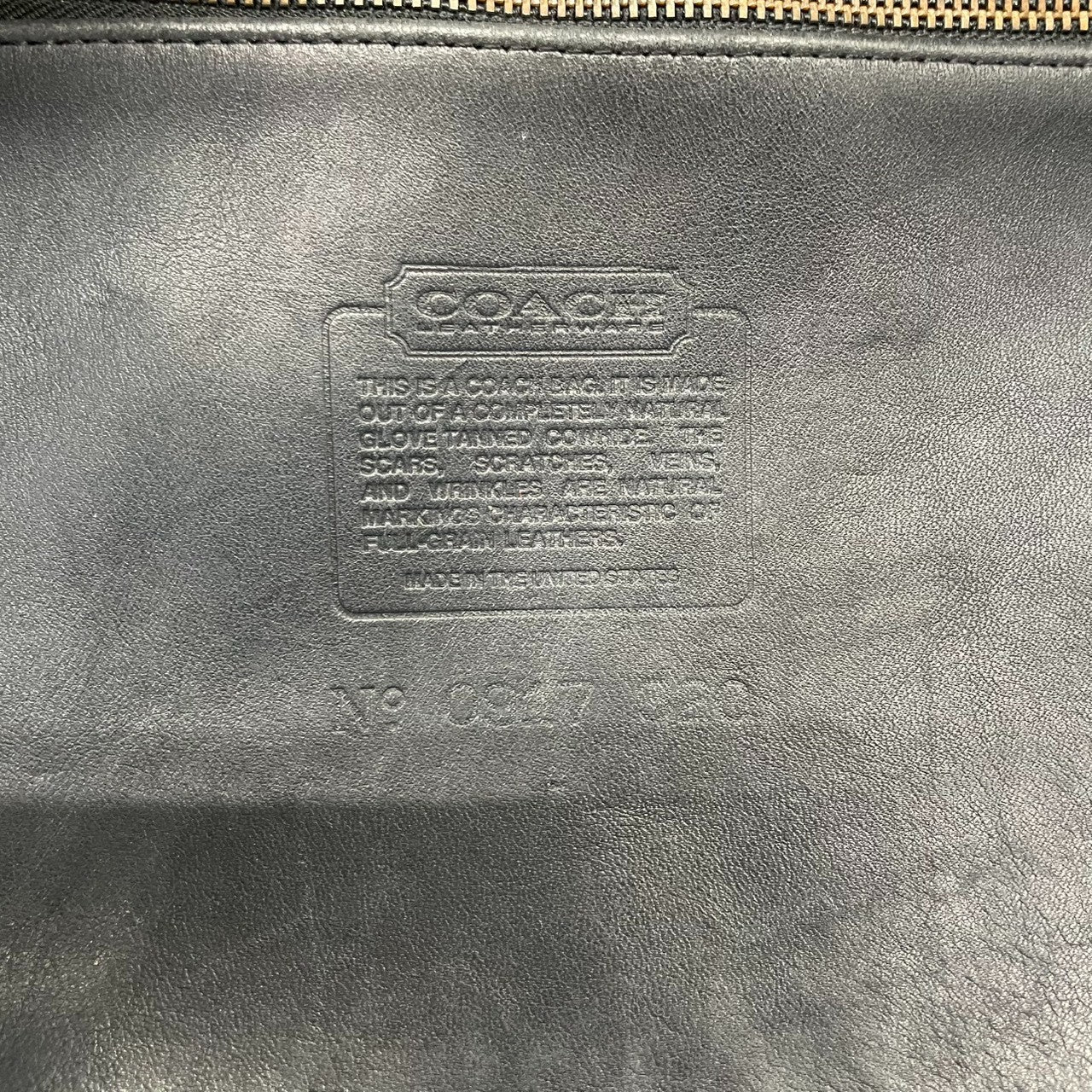 【希少 USA製】オールドコーチ レザー リュックサック 9960 巾着型 バックパック 本革 自立可　ブラック メンズ レディース A4可 COACH ビンテージ クラシック 大容量 ドローストリング 0917-326 U1