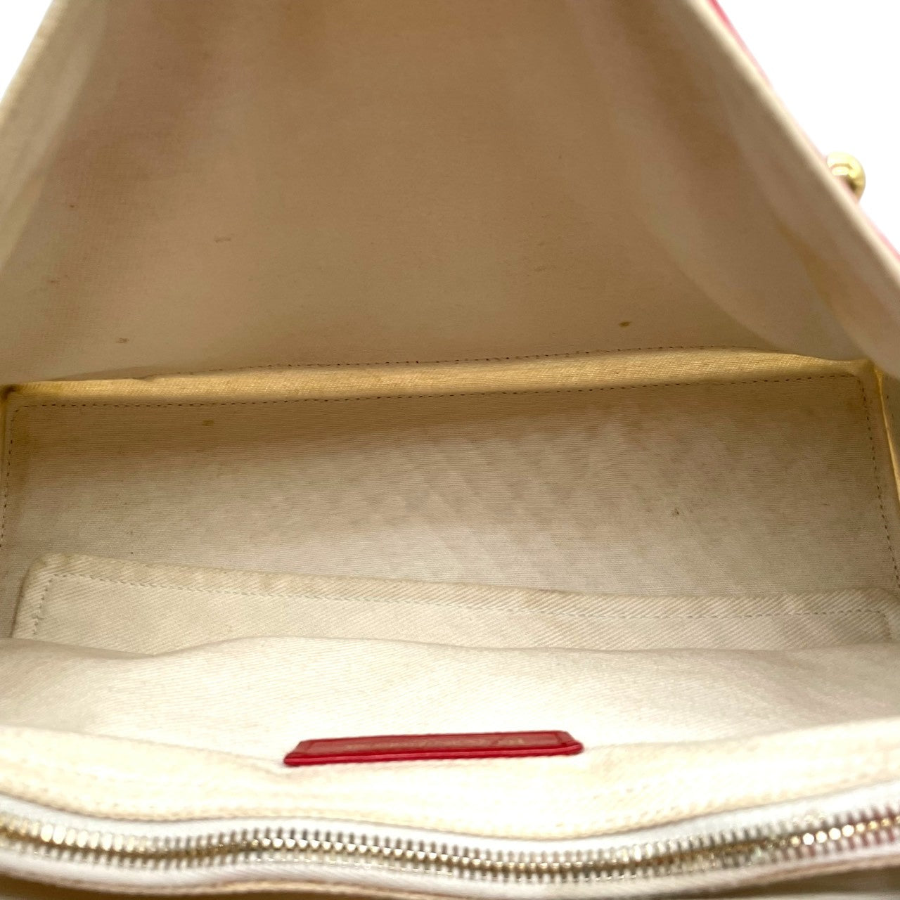 イヴサンローラン YSL ミューズトゥ Yves Saint Laurent ハンドバッグ ワンショルダー 自立可 トップハンドル フラップ レザー キャンバス レッド ホワイト バイカラー レディース エレガント クラシック vintage Y2K 00s C4