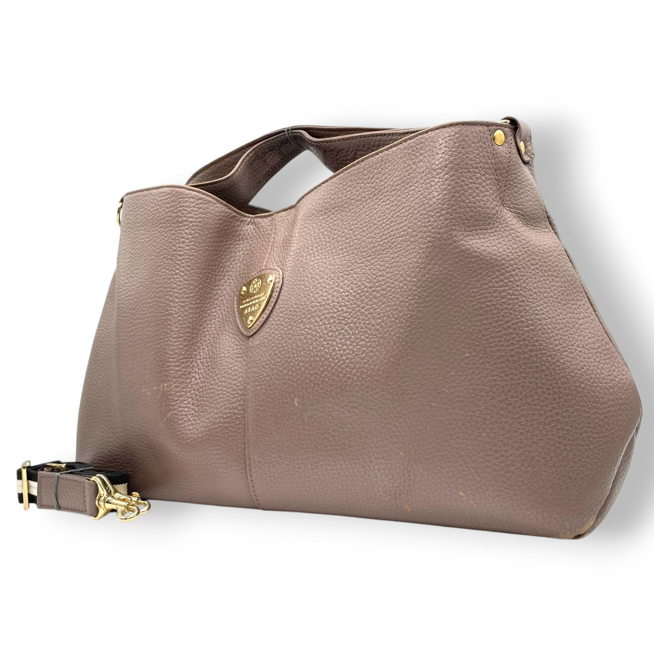 アタオ ATAO elvy エルヴィ 2way ショルダーバッグ ハンドバッグ トートバッグ 斜め掛け可 シボ革 シュリンクレザー 本革 鞄 かばん ゴールド金具 三角ロゴプレート 通勤 通学 日本ブランド 神戸 エレガント レディース U11