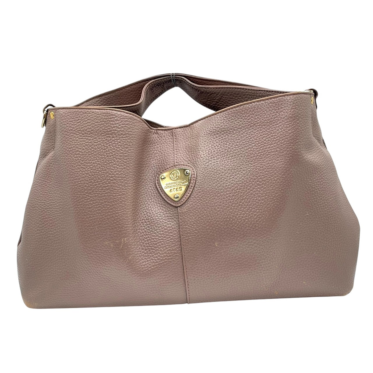 アタオ ATAO elvy エルヴィ 2way ショルダーバッグ ハンドバッグ トートバッグ 斜め掛け可 シボ革 シュリンクレザー 本革 鞄 かばん ゴールド金具 三角ロゴプレート 通勤 通学 日本ブランド 神戸 エレガント レディース U11