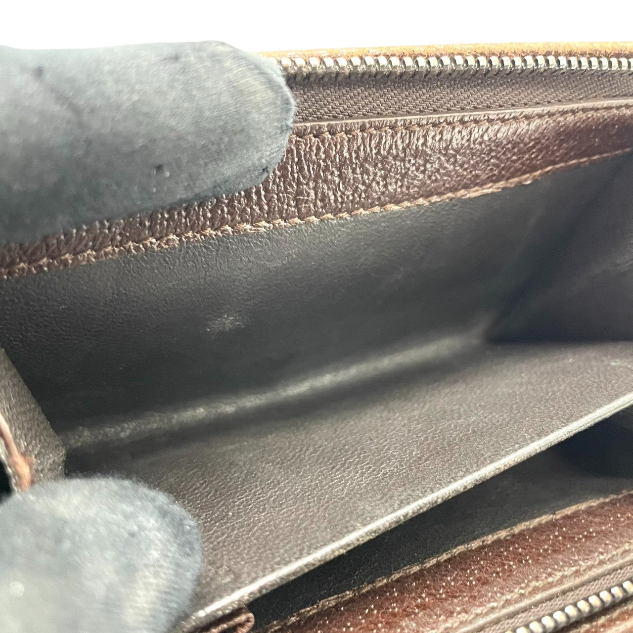 グッチ GUCCI 二つ折り財布 コンパクトウォレット GGキャンバス レザー ベージュ ダークブラウン 茶色 ロゴプレート シルバー金具 ホック開閉 イタリア製 レディース メンズ ユニセックス 男女兼用 カジュアル 小物 w5