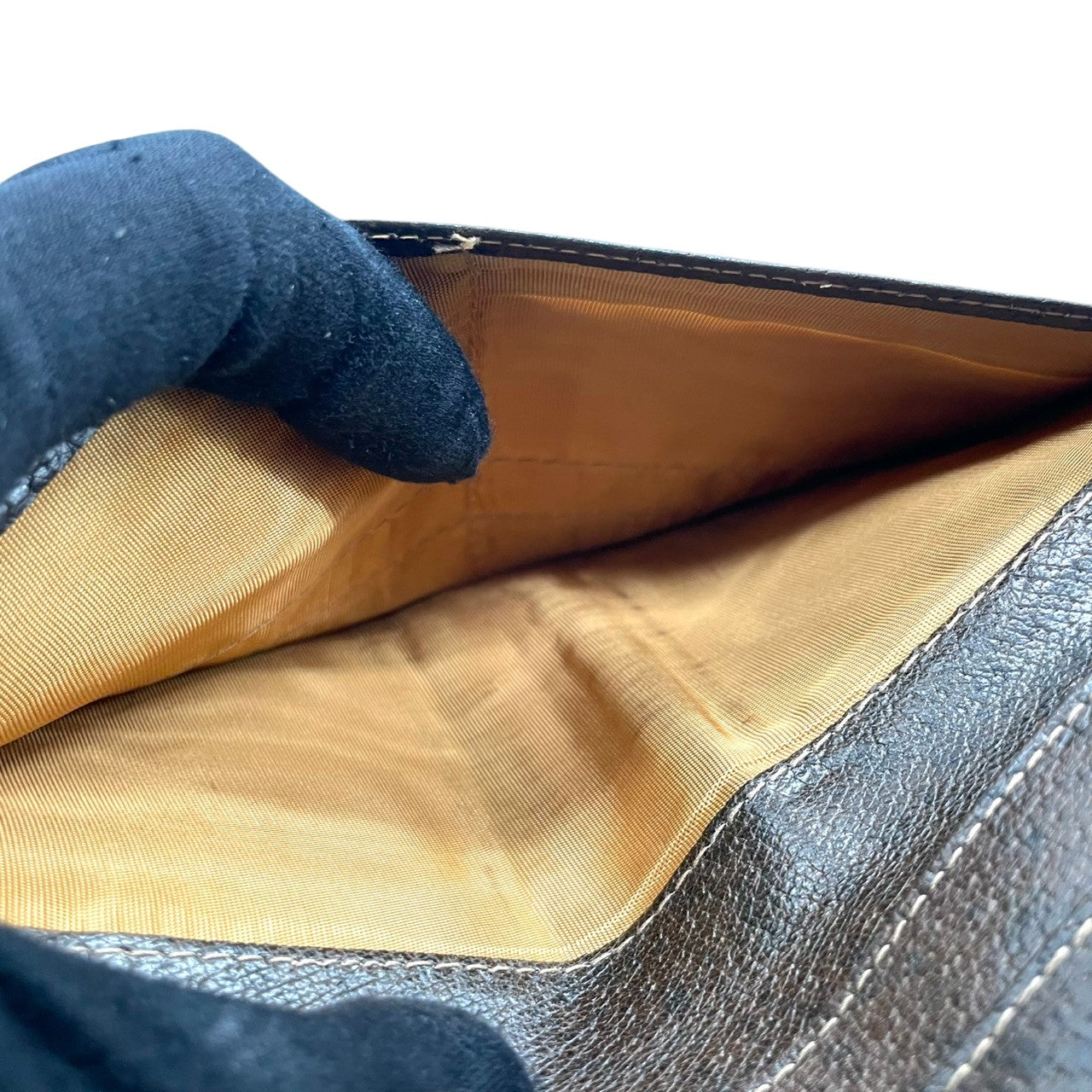 希少 オールドグッチ GUCCI 長財布 札入れ 二つ折り シェリーライン GGスプリーム PVC レザー 茶 ベージュ ヴィンテージ クレストロゴ ゴールド金具 コーナー金具 薄型 スリム メンズ レディース 男女兼用 財布 イタリア製 w5