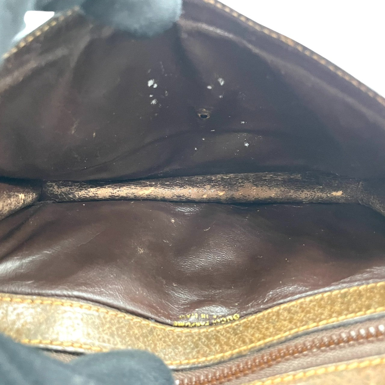 希少 オールドグッチ GUCCI PARFUMS ポーチ クラッチバッグ 小物入れ GGスプリーム シェリーライン インターロッキングG PVC レザー 茶 ヴィンテージ レトロ 化粧ポーチ コスメポーチ イタリア製 レディース メンズ w5