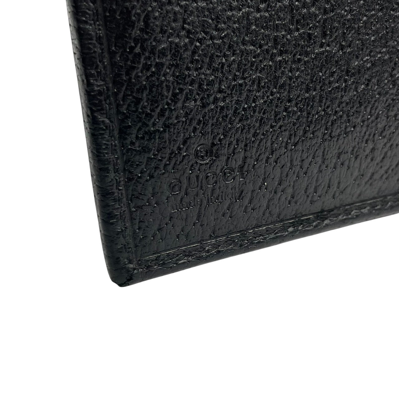 グッチ GUCCI エクリプス 三つ折り財布 Wホック コンパクトウォレット レザー 本革 ブラック 黒 サークルロゴ ロゴ金具 シルバー金具 120932 ヴィンテージ メンズ レディース ユニセックス 男女兼用 イタリア製 サイフ w5