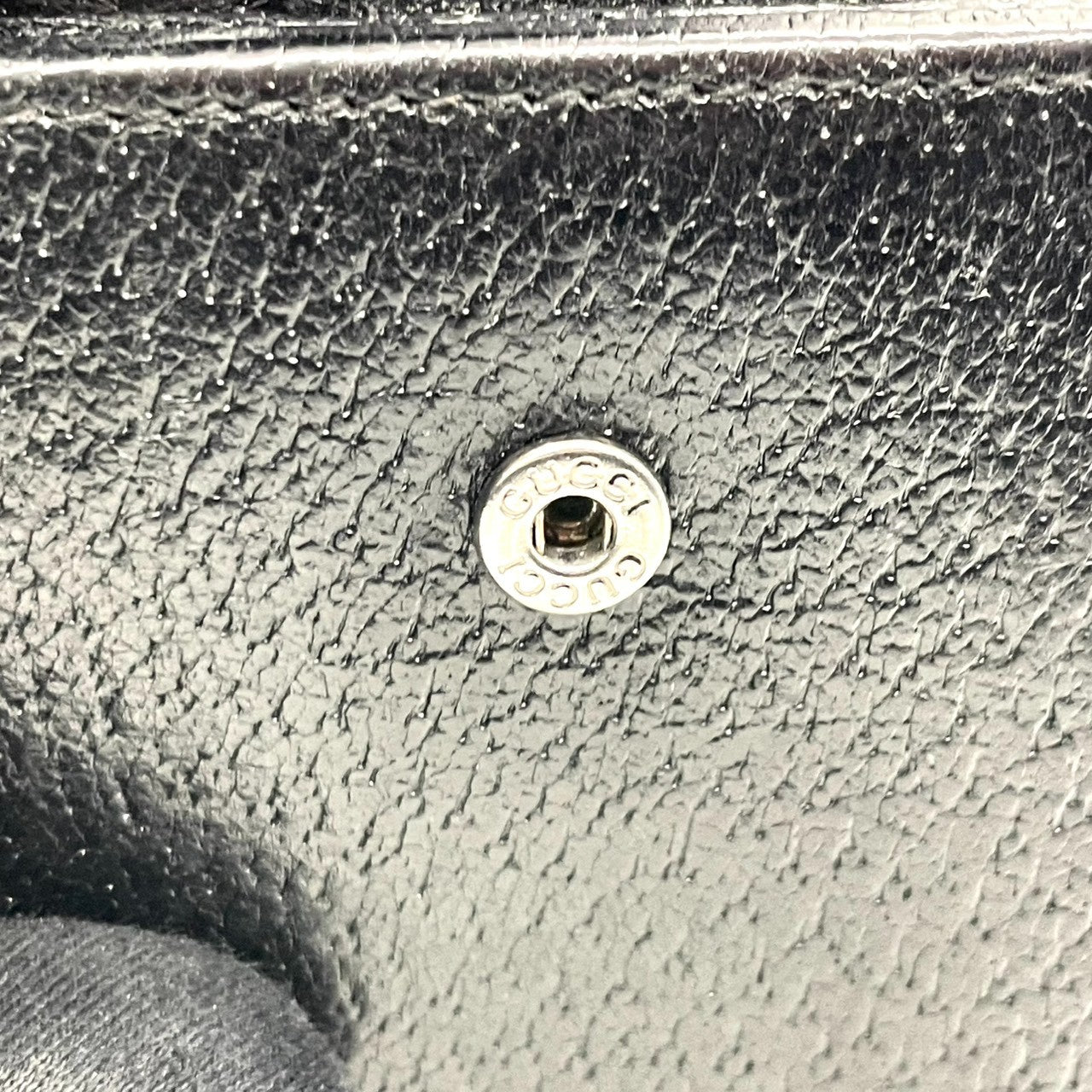 グッチ GUCCI エクリプス 三つ折り財布 Wホック コンパクトウォレット レザー 本革 ブラック 黒 サークルロゴ ロゴ金具 シルバー金具 120932 ヴィンテージ メンズ レディース ユニセックス 男女兼用 イタリア製 サイフ w5